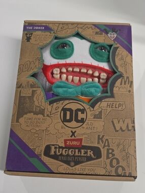 Fuggler The Joker Plush Toy - White & Green